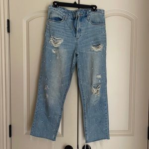 Blanknyc pearl distressed boyfriend